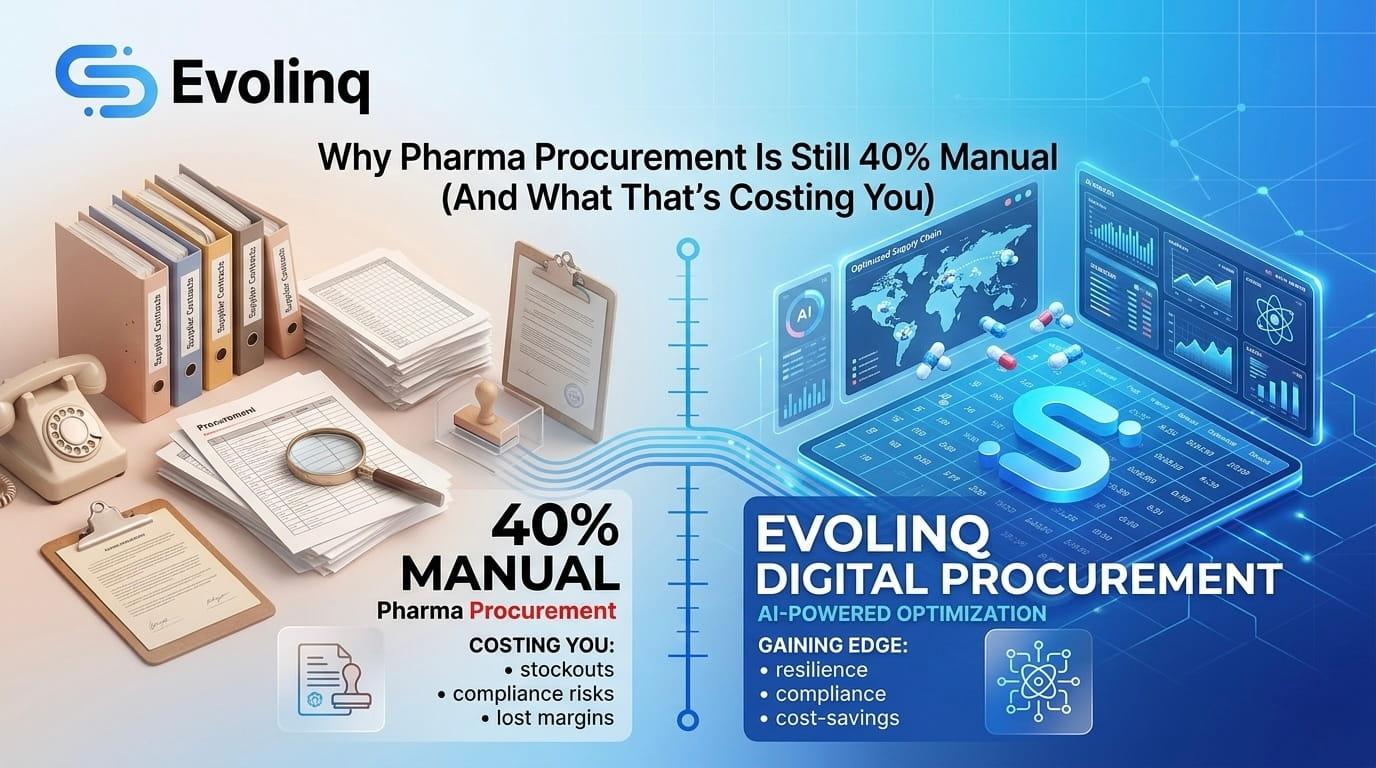 Why Pharma Procurement Is Still 40% Manual (And What That's Costing You)