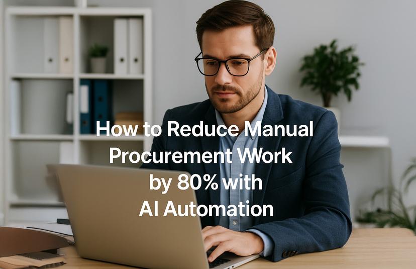How to Reduce Manual Procurement Work by 80% with AI Automation